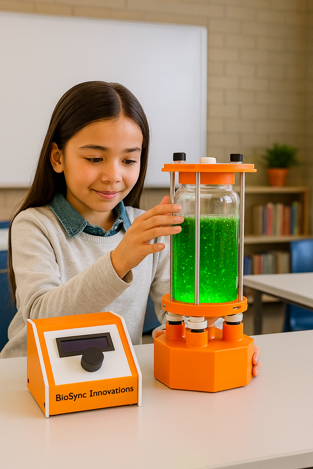 Estudiantes observando un biorreactor piloto en un laboratorio educativo (imagen con licencia CC BY 2.0 en Wikimedia Commons)